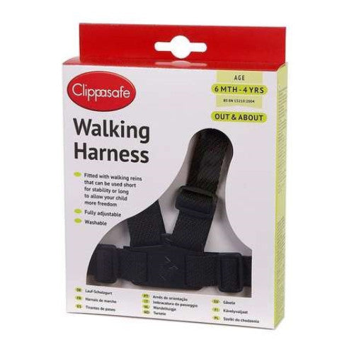 Clippasafe Baby & Toddler Walking Harness & Safety Reins - 6m to 4y cutebabyangels.co.uk free shipping