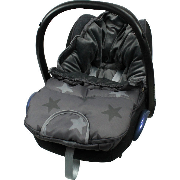 Luxury Dooky Winter Footmuff & Luner Small – Dark Grey Stars  cutebabyangels.co.uk