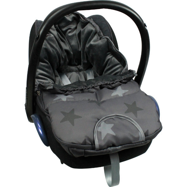 Luxury Dooky Winter Footmuff & Luner Small – Dark Grey Stars  cutebabyangels.co.uk