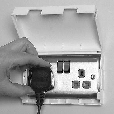 Clippasafe Double Electic Socket Cover Box