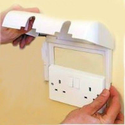 Clippasafe Double Electic Socket Cover Box - Cute Baby Angels Ltd