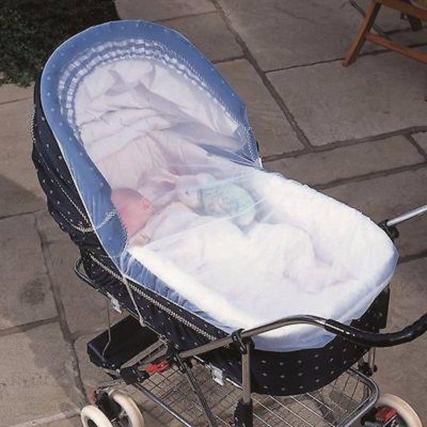 Clippasafe Pram & Carrycot Insect Net - Black or White - Cute Baby Angels Ltd