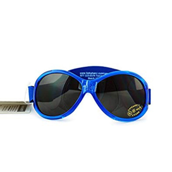 Baby Banz Retro Sunglasses Oval Blue  0-2 Years – Wraparound Design cutebabyangels.co.uk