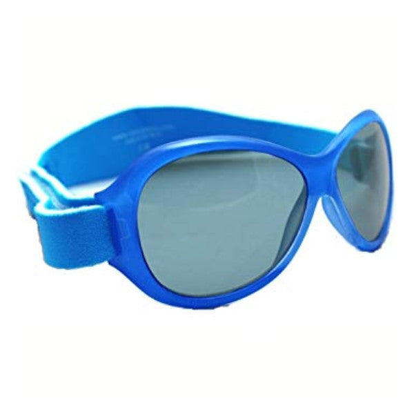 Baby Banz Retro Sunglasses Oval Blue  0-2 Years – Wraparound Design cutebabyangels.co.uk