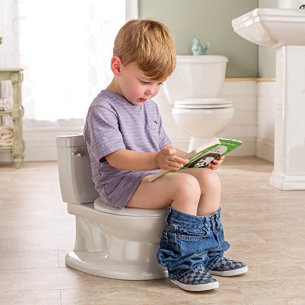 Summer Infant My Size Potty - Toddler Toilet Training Seat with Sound Flash Handle, Splash Back & Lid - White cutebabyangels.co.uk