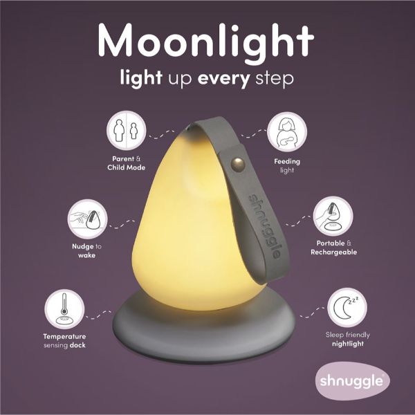 Shnuggle Moonlight Nursery Light & Room Temperature Sensor