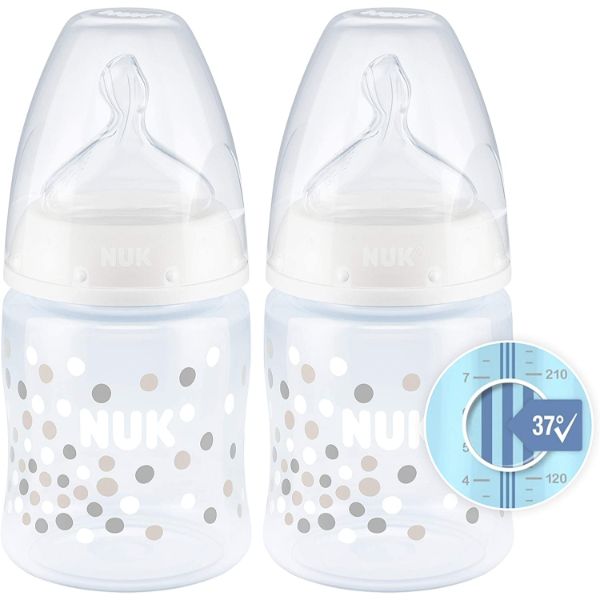 NUK First Choice+ Temperature Control Feeding Bottle - 150 or 300ml