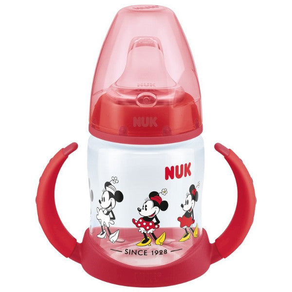 NUK Disney First Choice Learner Bottle - Mickey & Mickey Mouse Print Buy at cutebabyangels.co.uk Free UK Shipping