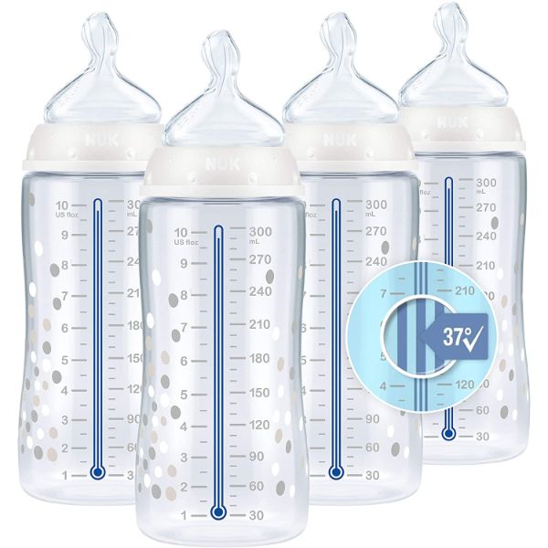 NUK First Choice+ Temperature Control Feeding Bottle - 150 or 300ml