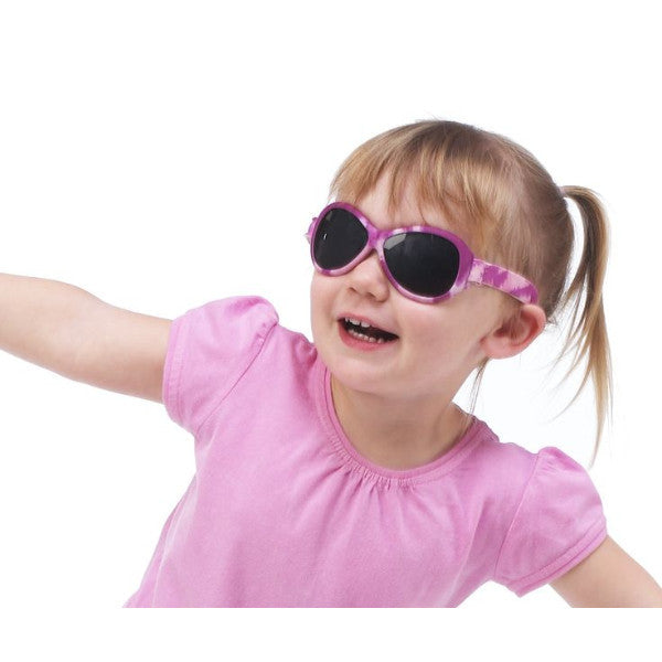 Kidz Banz Retro Sunglasses Oval Pink Diva  2-5 Years – Wraparound Design cutebabyangels.co.uk