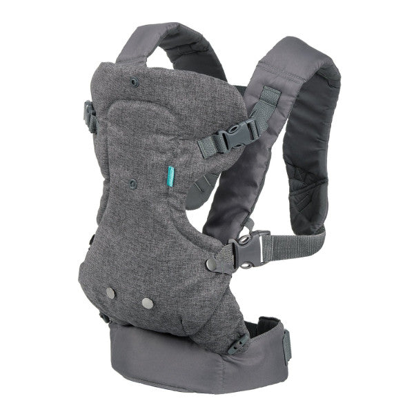 Infantino Flip Advanced -  4-in-1 Convertible Baby Carrier - Grey cutebabyangels.co.uk