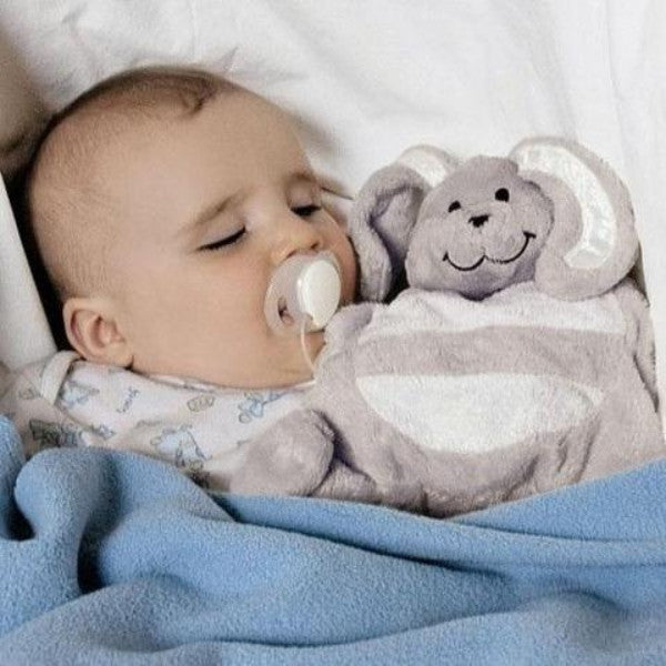 Sleepytot Bunny Baby & Toddler Comforter Plush Toy - Large Grey cutebabyangels.co.uk