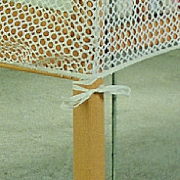 Clippasafe Cot Cat Net - Strong Pre-Shaped White Mesh for Standard Cots cutebabyangels.co.uk
