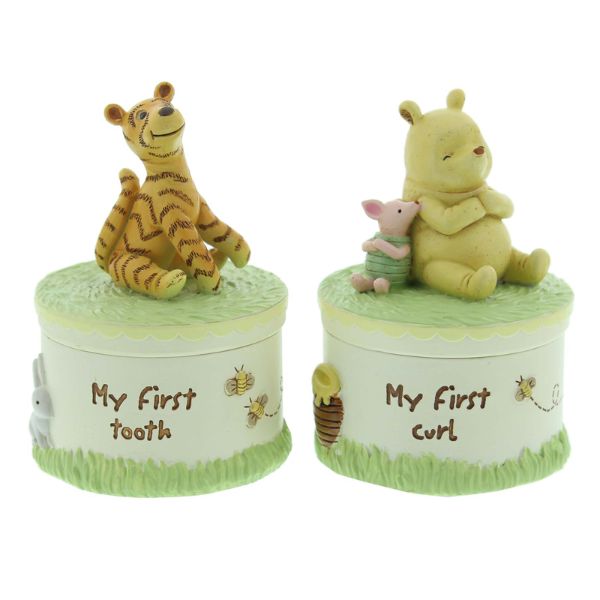 Winnie the Pooh Baby Tooth & Curl Infant Gift Set - Keepsake Boxes  shop @ ww.cutebabyangels.co.uk Free Shipping