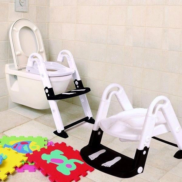 Kids Kit 3 in 1 Potty Training System – Black & White Glow in the Dark - Cute Baby Angels Ltd