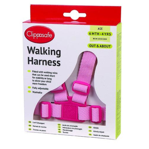 Clippasafe Baby & Toddler Walking Harness & Safety Reins - 6m to 4y cutebabyangels.co.uk free shipping