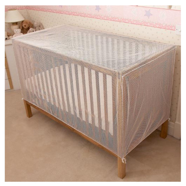 Clippasafe Cot Cat Net - Strong Pre-Shaped White Mesh for Standard Cots cutebabyangels.co.uk