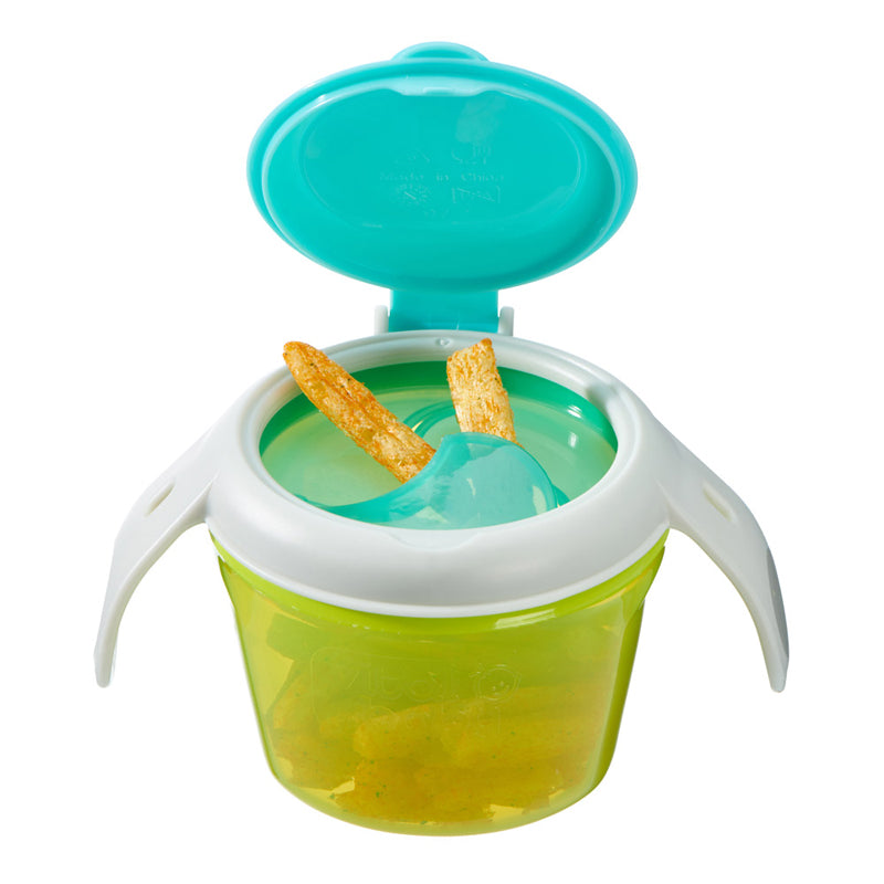 Vital Baby NOURISH Snack On The Go Fizz Food Pot - Pink or Blue  cutebabyangels.couk