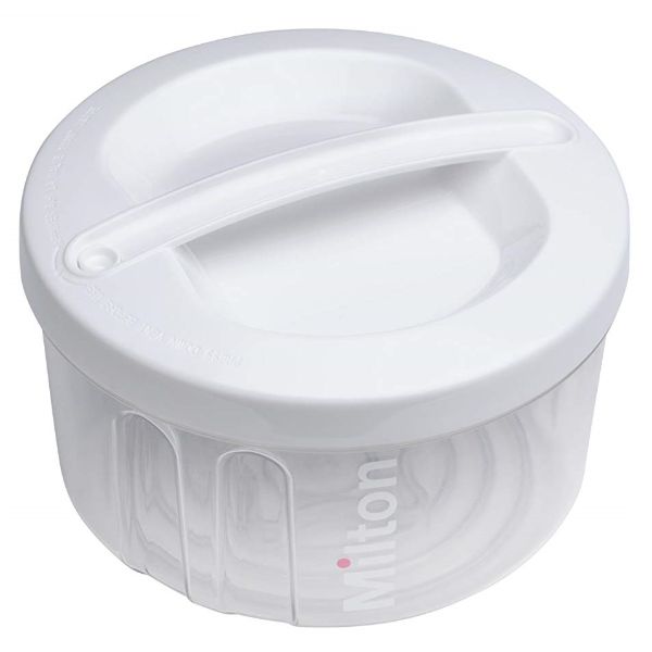 Milton Combi Steriliser Cold Water & Microwave Baby Feeding Sanitiser - FREE Tongs cutebabyangels.co.uk