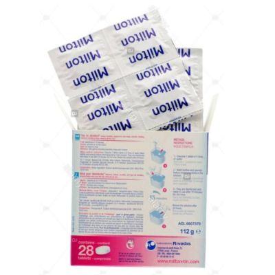 Milton Standard Sterilising Tablet 56Pk - Antibacterial Germs Cleaner cutebabyangels.co.uk