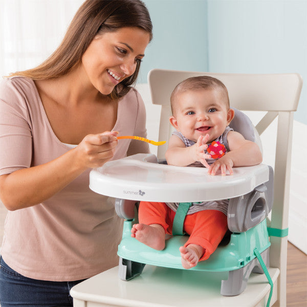 Summer Infant Deluxe Comfort Folding Booster Seat - Teal cutebabyangels.co.uk