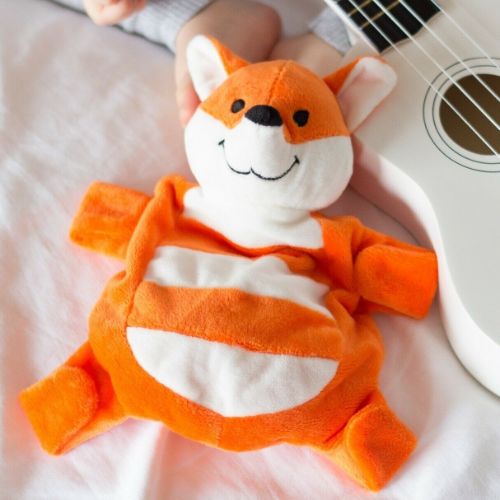 Sleepytot Fox Baby & Toddler Comforter Plush Toy - Orange & White shop at cutebabyangels.co.uk Free Postage