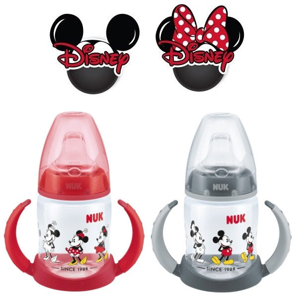 NUK Disney First Choice Learner Bottle - Mickey & Mickey Mouse Print Buy at cutebabyangels.co.uk Free UK Shipping