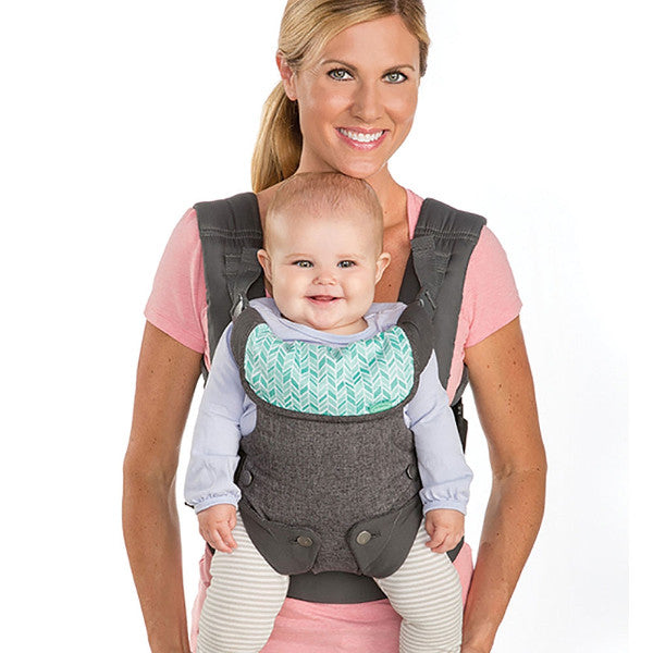 Infantino Flip Advanced -  4-in-1 Convertible Baby Carrier - Grey cutebabyangels.co.uk