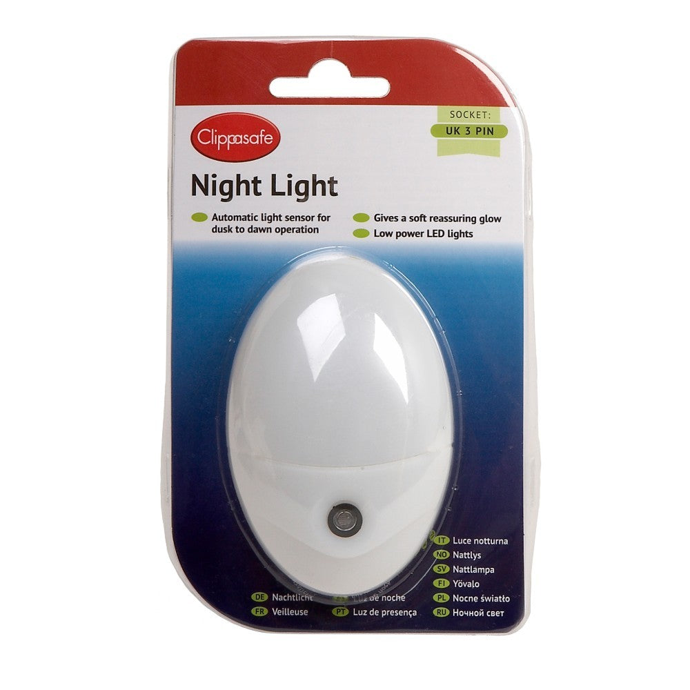 Clippasafe Automatic Night Light with Sensor for Nursery Rooms  cutebabyangels.co.uk