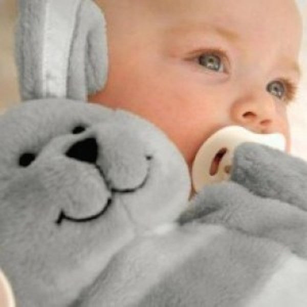 Sleepytot Bunny Baby & Toddler Comforter Plush Toy - Grey