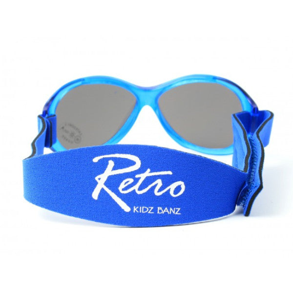 Baby Banz Retro Sunglasses Oval Blue  0-2 Years – Wraparound Design cutebabyangels.co.uk