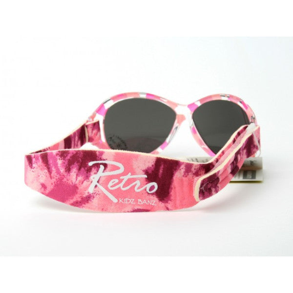 Kidz Banz Retro Sunglasses Oval Pink Diva  2-5 Years – Wraparound Design cutebabyangels.co.uk