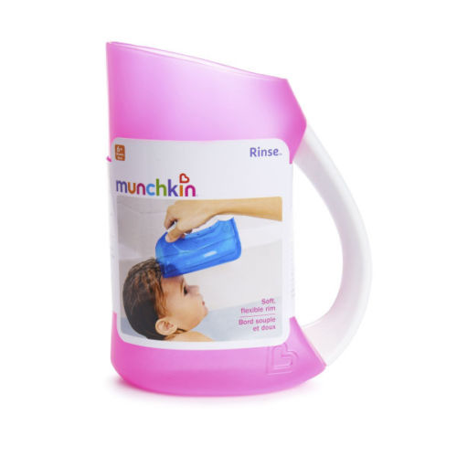 Munchkin Shampoo Rinser Jug - Baby & Child Soft Rim Hair Rinsing